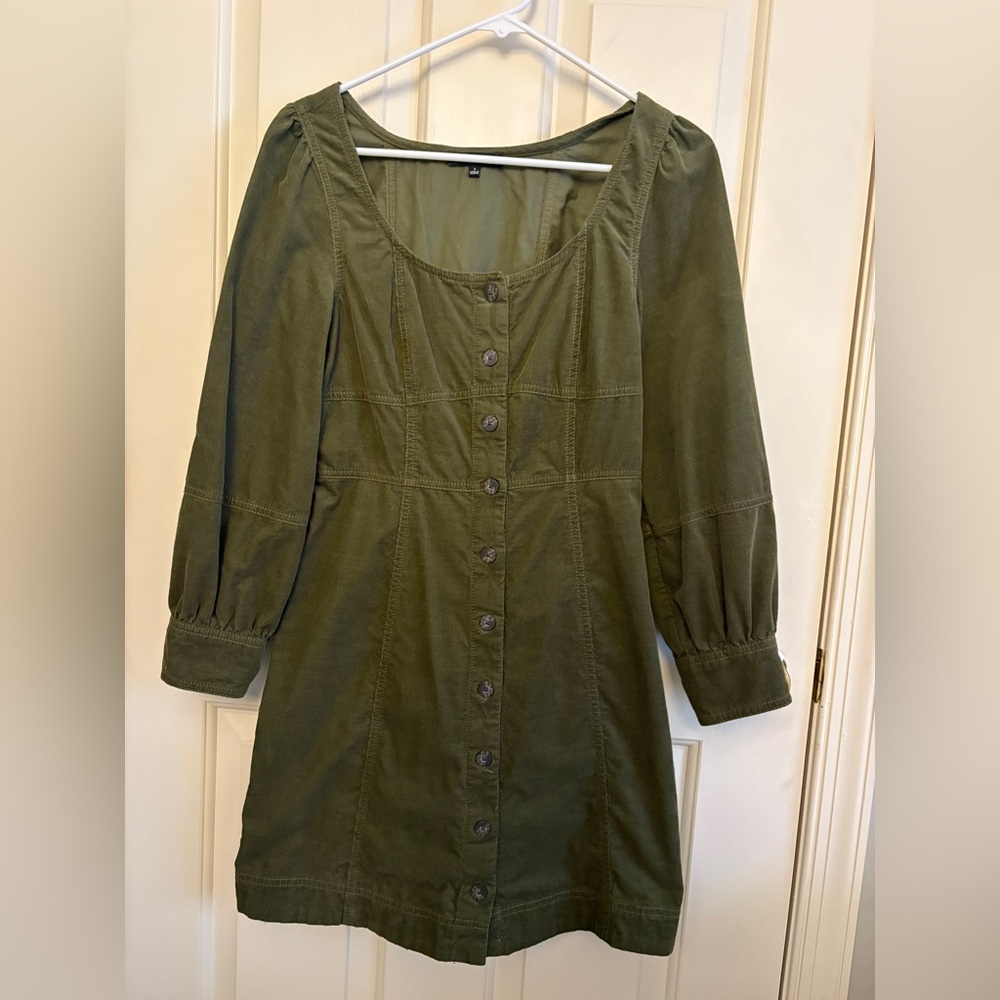 Madewell Green Dress